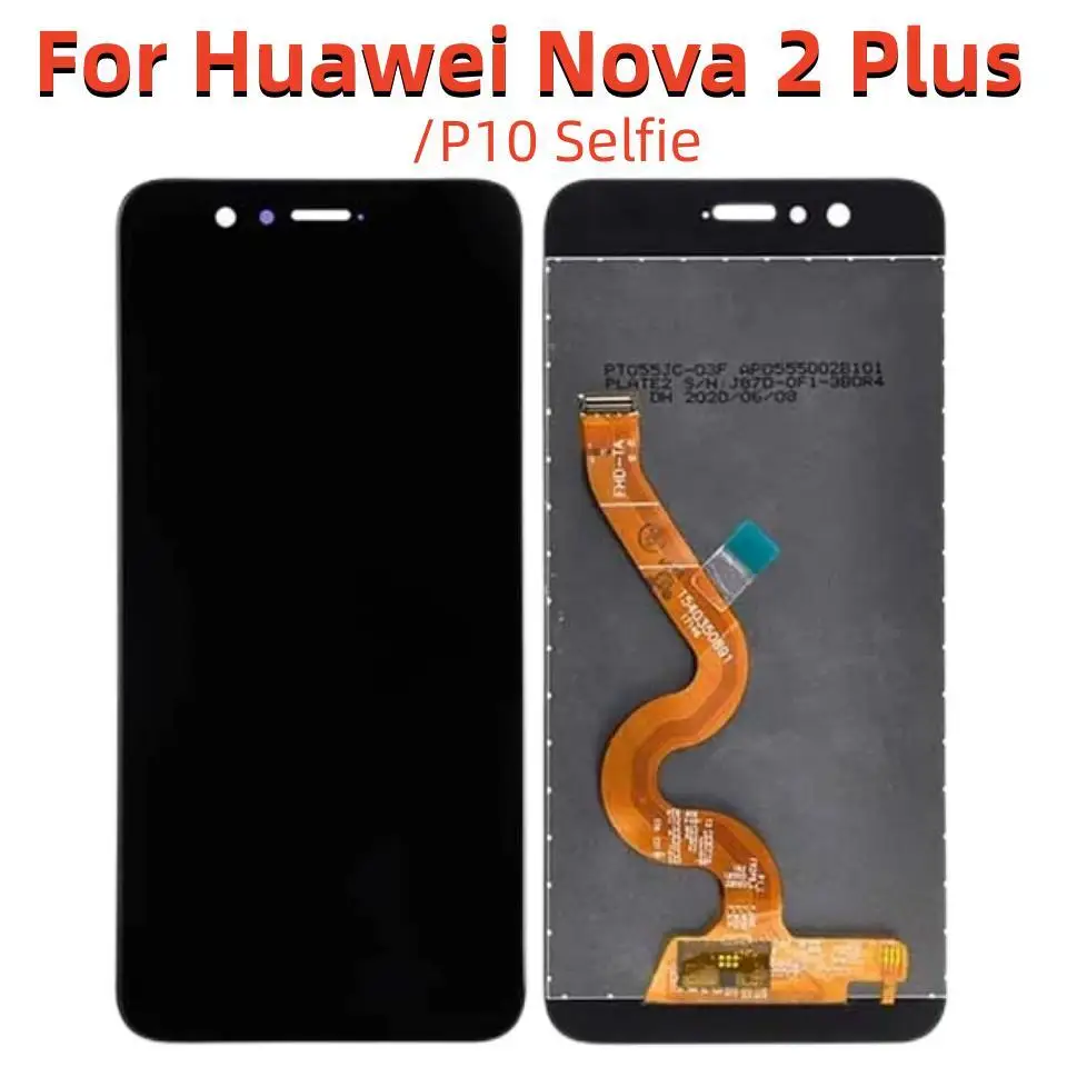 

5.5" Original DIsplay For Huawei Nova 2 Plus LCD Touch Screen Assembly Digitizer with Frame For Nova2 Plus BAC-L23 BAC-L21 LCD