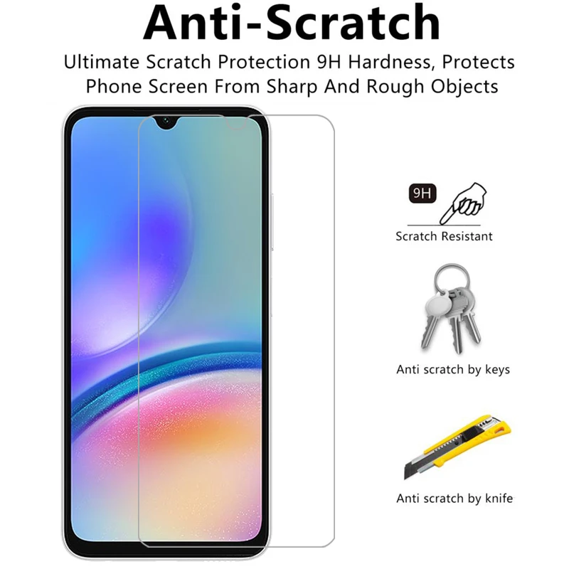 Чехол для samsung galaxy a05 a05s защитное покрытие из закаленного стекла samsunga05 galaxya05 a 05 s 05a