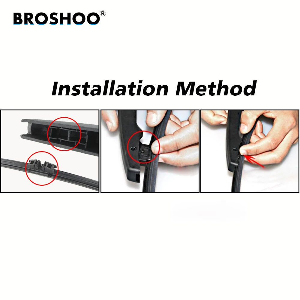 BROSHOO автомобильные задние щетки стеклоочистителя для BMW X5(E70) хэтчбек (2007-2013) 380 мм