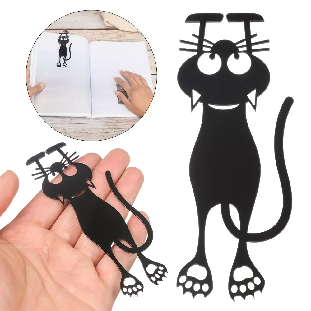 

Cartoon Animal Pagination Mark 3D Stereo Cat Bookmark For Student Girl Gift Wacky Bookmark Student Stationery