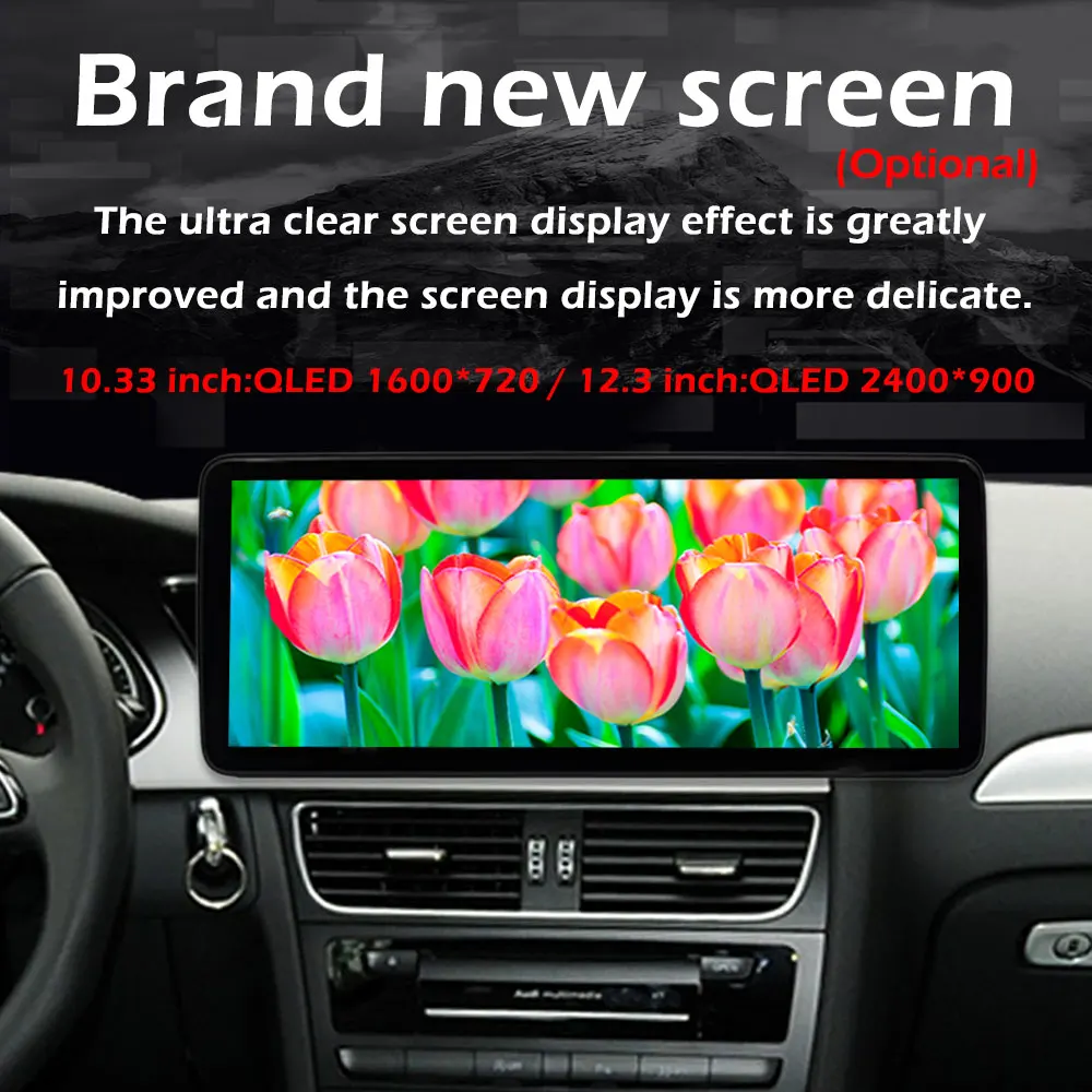 Фото GPS-навигация, беспроводной Carplay для Audi A4 2017 2018 2019, DSP стерео 12,3-дюймовый умный сенсорный экран, авторадио, охлаждающий вентилятор, без 2din №5