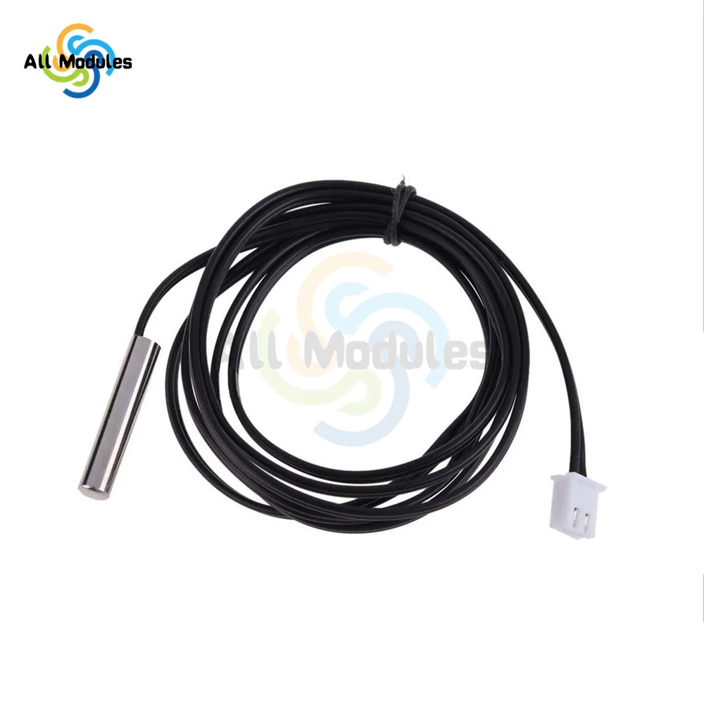 

W1209 0.3m 0.5m 1m 2m 3m Waterproof NTC Thermistor Accuracy Temperature Sensor 10K 1% 3950 Wire Cable Probe For Arduino W1401