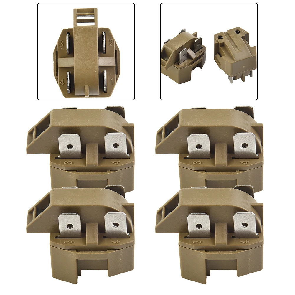 

4PCS Start Relay 2262185 4Pcs Built-In/Integrated PTC Start Relay IC-4 Built-In/Integrated PTC Start Relay IC-4