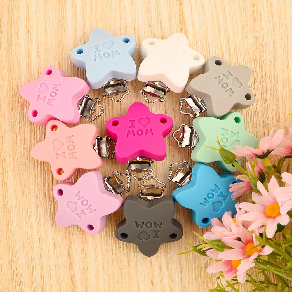 Sunrony 3-10 шт. силиконовая бусина Любовь мама силиконовый зажим для изготовления