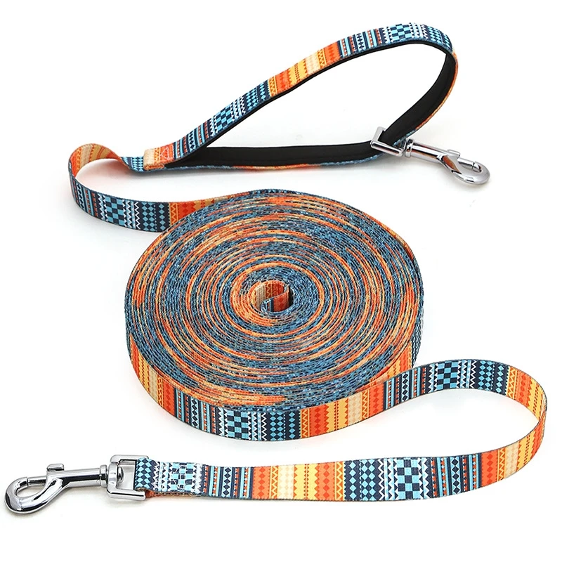 

4.5m 6m 9m 15m Pet Dog Leash Small Large Puppy Two Dog Leash Recall Training Tracking Obedience Long Lead Mountain Climbing Rope