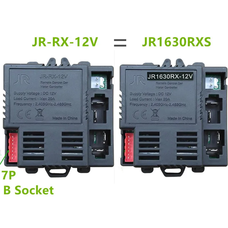 Jr1630Rx-12V Controller Ricevitore Telecomando Per Veicoli Elettrici Per Bambini Jr-Rx-12V Accessori Per Schede Madri