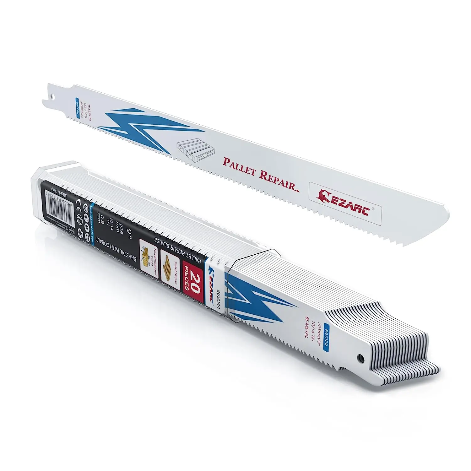 

Биметаллические полотна для сабельной пилы 20 шт., 9 дюймов, для ремонта поддонов