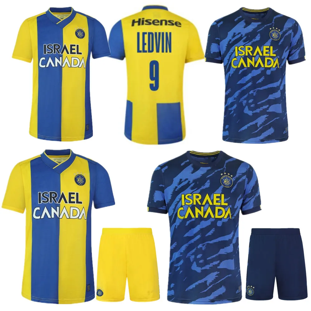 

Мужская футболка Maccabi Tel avihone Away 2022 23 джерси под заказ