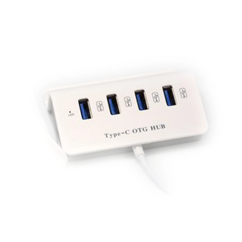 

Type-C Hub Multi-Function Mobile Phone Holder Function 4 Ports One For Four USB 2.0 Hub