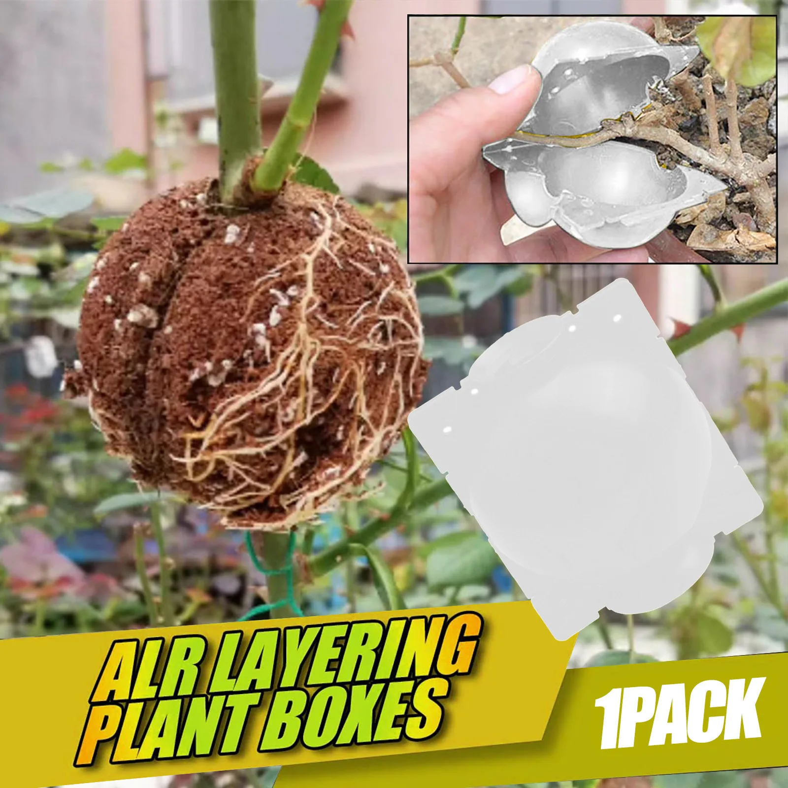 

Шарики для укоренения, коробка для выращивания растений, пропиленовый пластик, комплект для прививки высокого давления, садовый газон, дома...