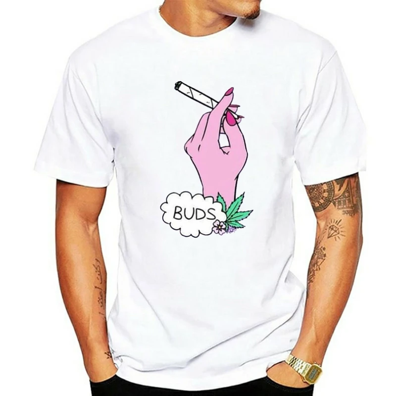 

Cigarette In Girl Hand Tshirt Women Casual Breathable Tshirt Street O-Neck Fashion Tee Shirt Summer Hip Hop Short Sleeve