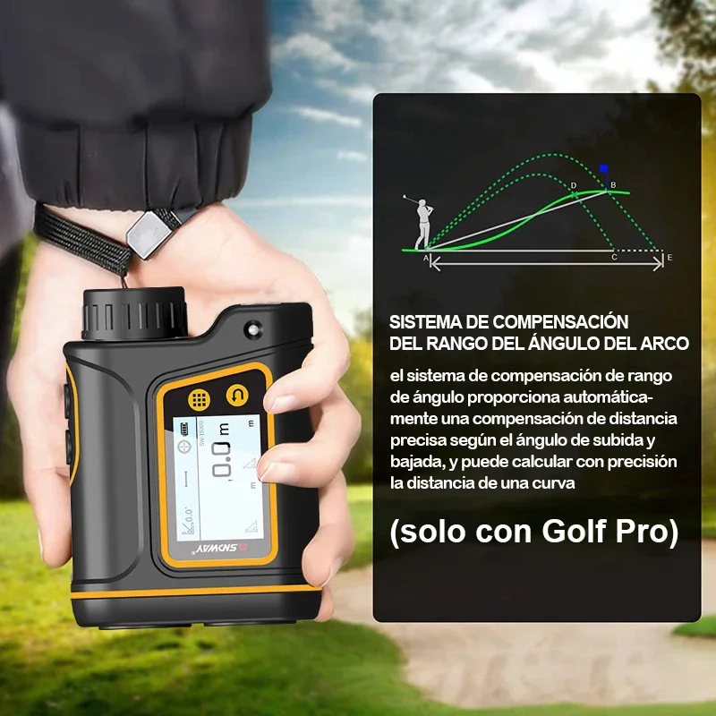 SNDWAY Дальномер для гольфа SW 1000B 1500B Сенсорный экран Цифровой дальномер Лазерный