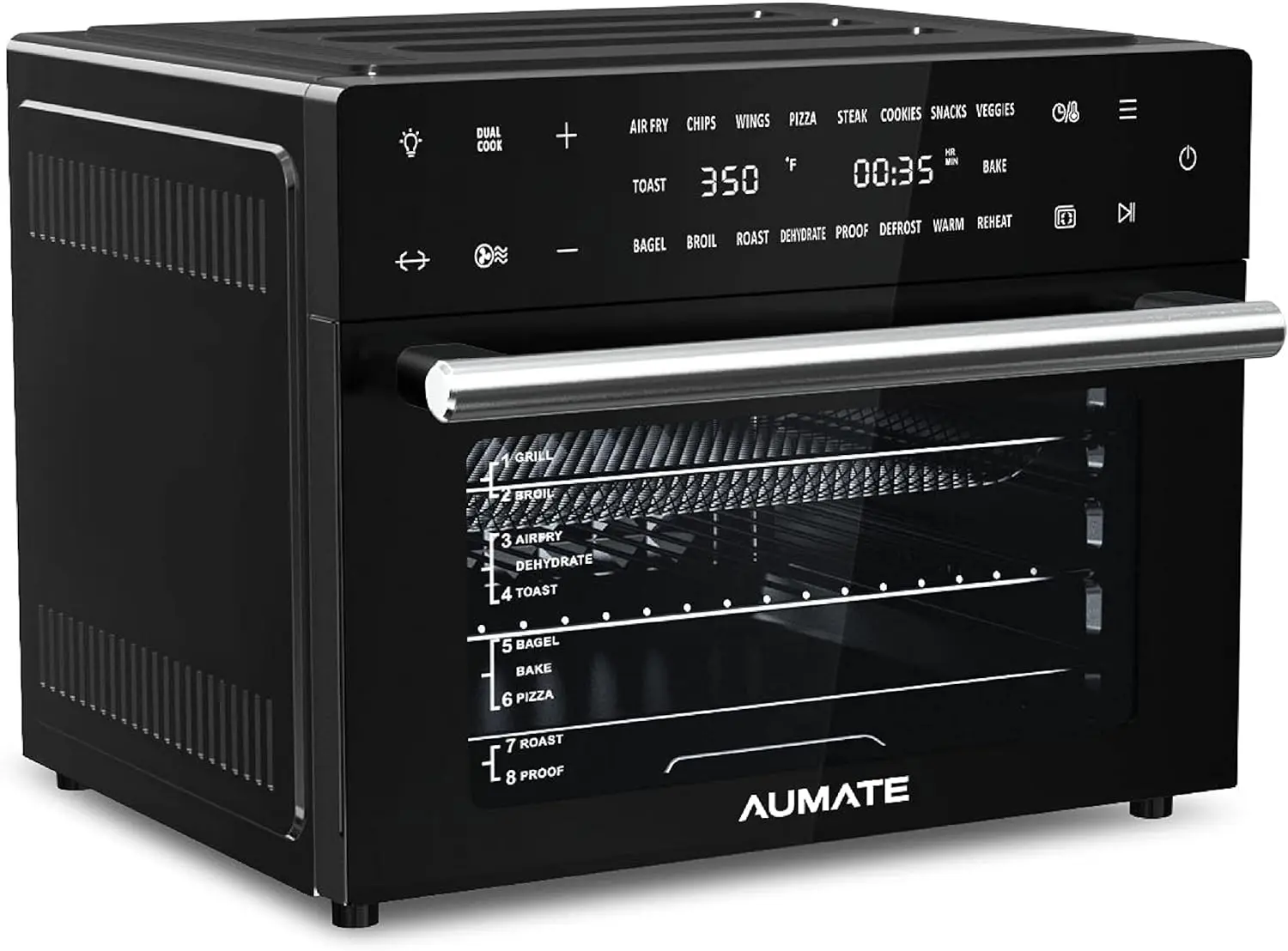 

32 QT Digital Toaster Oven Air Fryer Combo, 19-in-1 Smart Airfryer, Pizza Oven, 1800W
