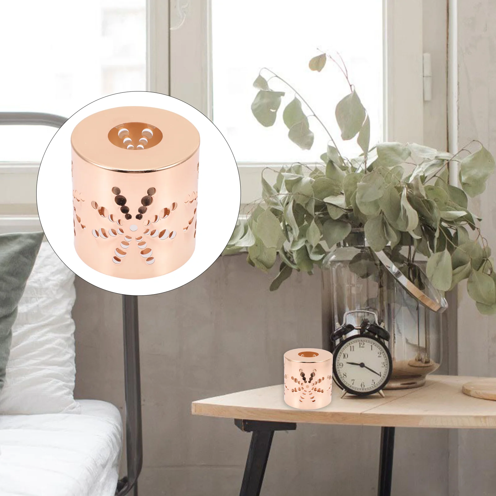 

Hollow Lamp Cover Iron Lampshade Decorative Tabletop Lamp Candle Lamp Cover