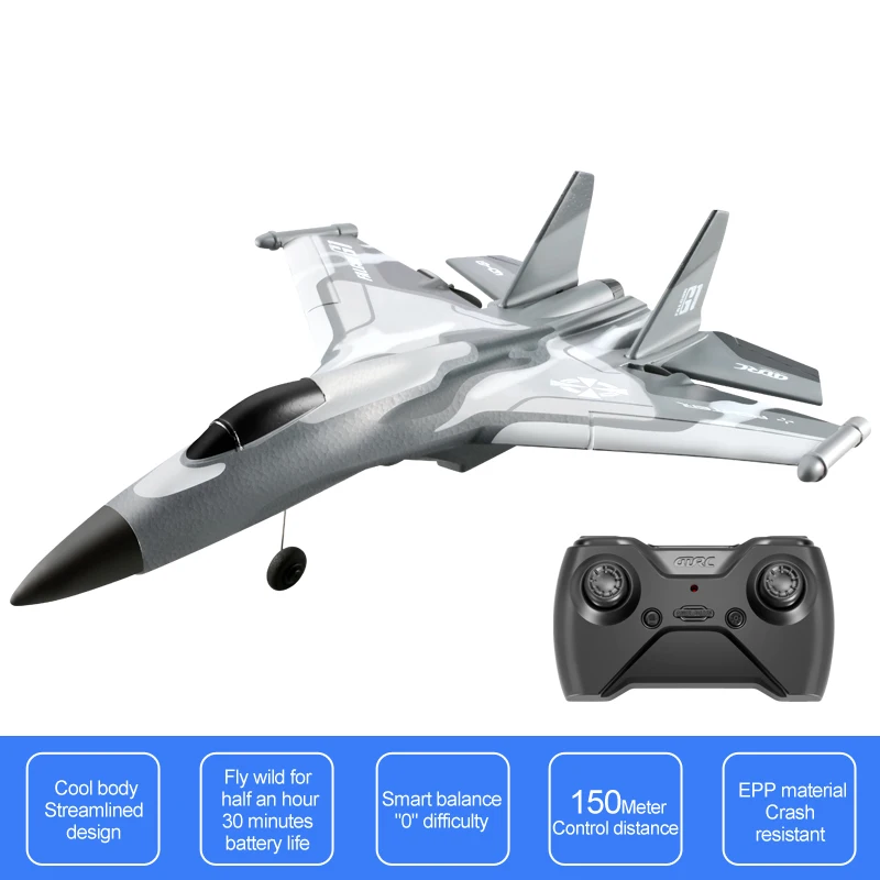 

New G1 2.4G Radio Rc Airplane Fighter Toys For Children Model Aircraft Glider Foam Toy Remote Control Airplane Chargeable Toy