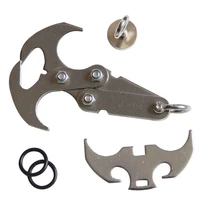 multifunction stainless steel gravity hook foldable grappling climbing claw outdoor tool