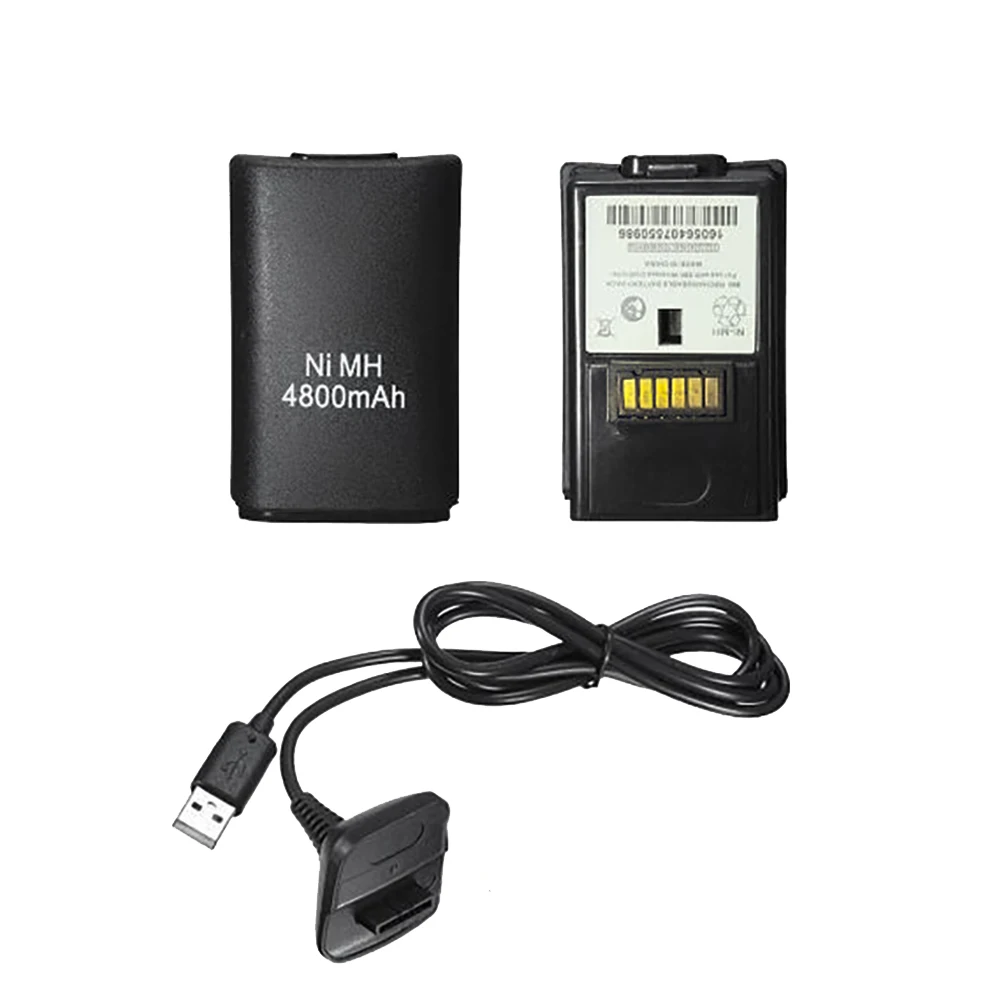 2 шт. аккумуляторные батарейки для геймпада 4800 мАч