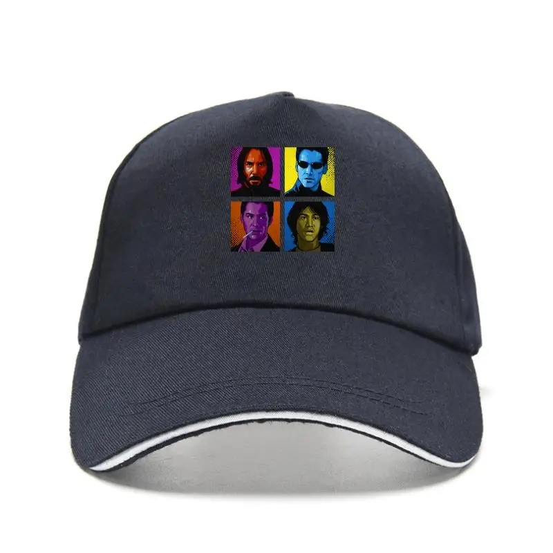

New cap hat Pop Keanu Reeve ovie Unique Back-Navy en-Woen Baic ode Baseball Cap