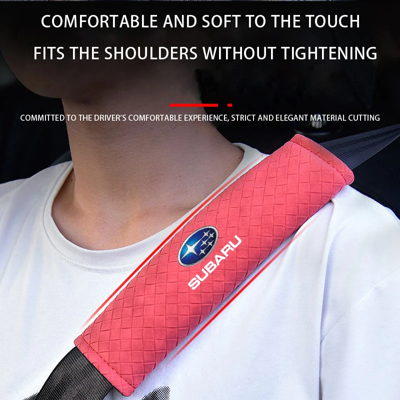 

Car Adjustable Plush Seat Belt Shoulder Pad Interior Supplies For Subaru WRX STI Legacy XV 2006 BRZ Ascent Levorg Tribeca Mpreza