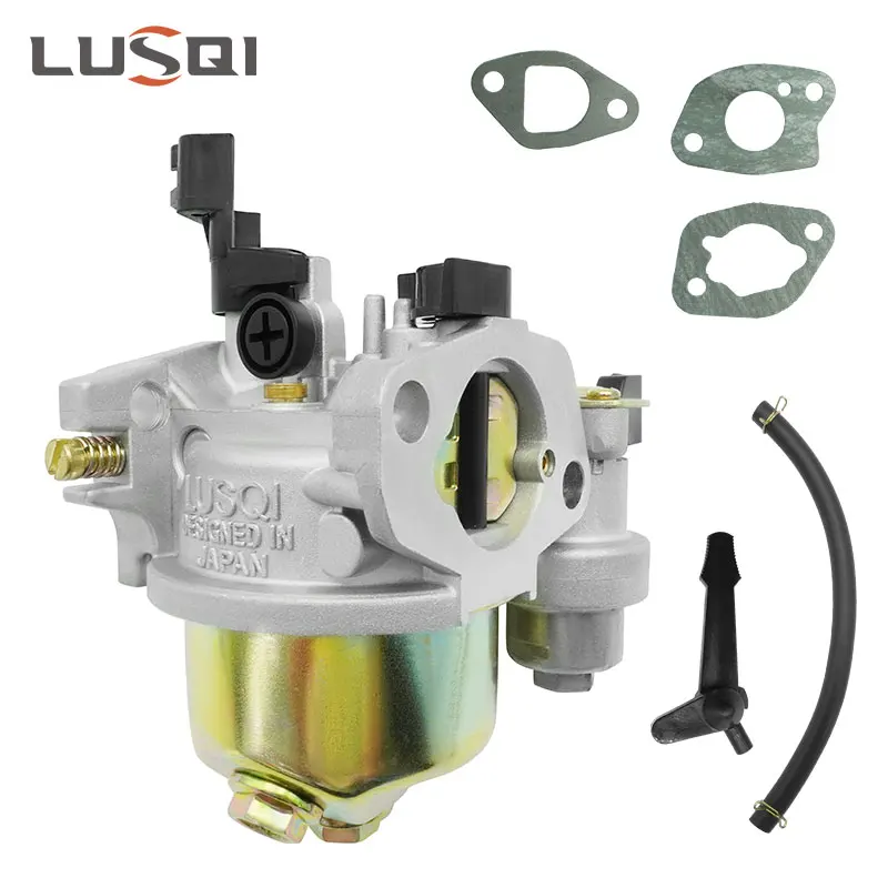 LUSQI GX160 Carburetor 5pc Sets Gasoline Generator Parts Carburettors Fuel Pipe Gasket For Honda GX168F GX200 5.5HP 6.5HP Engine