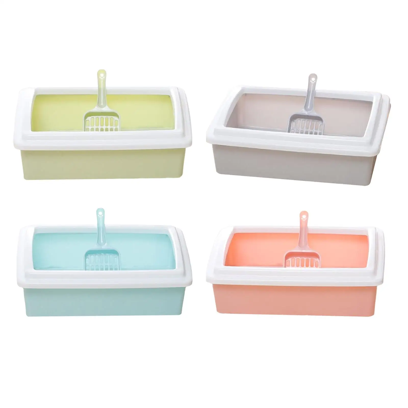 

Open Box High Sides Potty Toilet for Small and Medium Cats