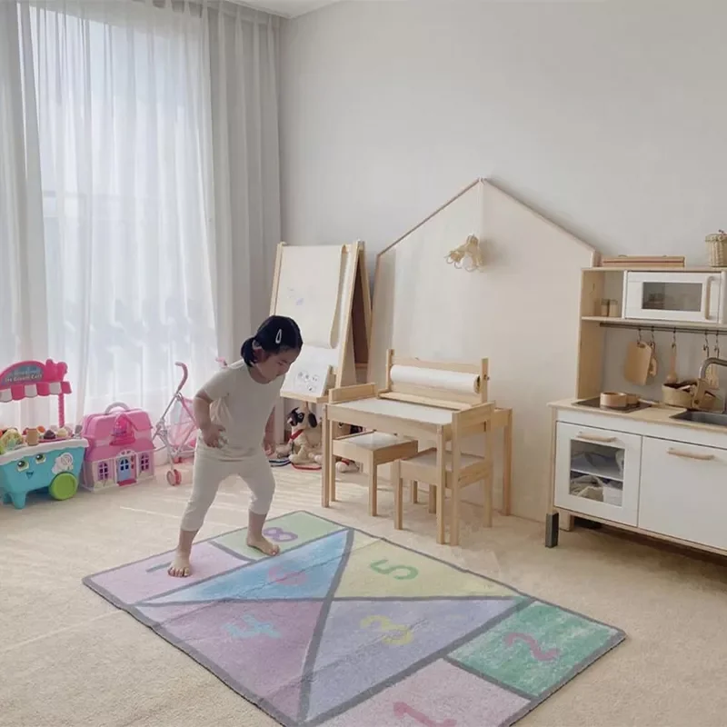 

Красочные фотообои для живой комнаты, современный декор, ковер для спальни, нескользящий мягкий напольный ковер для дома, детской комнаты