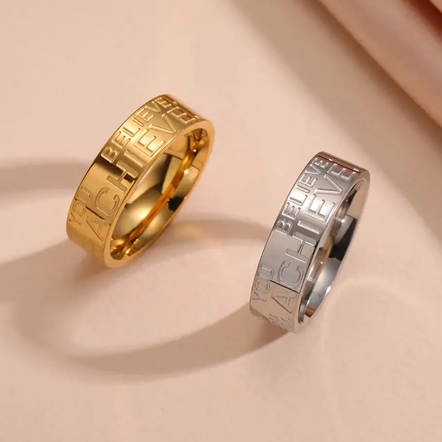 Jeshayuan если вы считаете Вы добьетесь веры кольцо смелость ободрение для