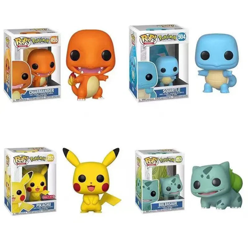 

POP Pokemon Anime Figure Toys Pikachu Charizard Mewtwo Decoration Ornaments Action Figure for Children Birthday Toy Gifts