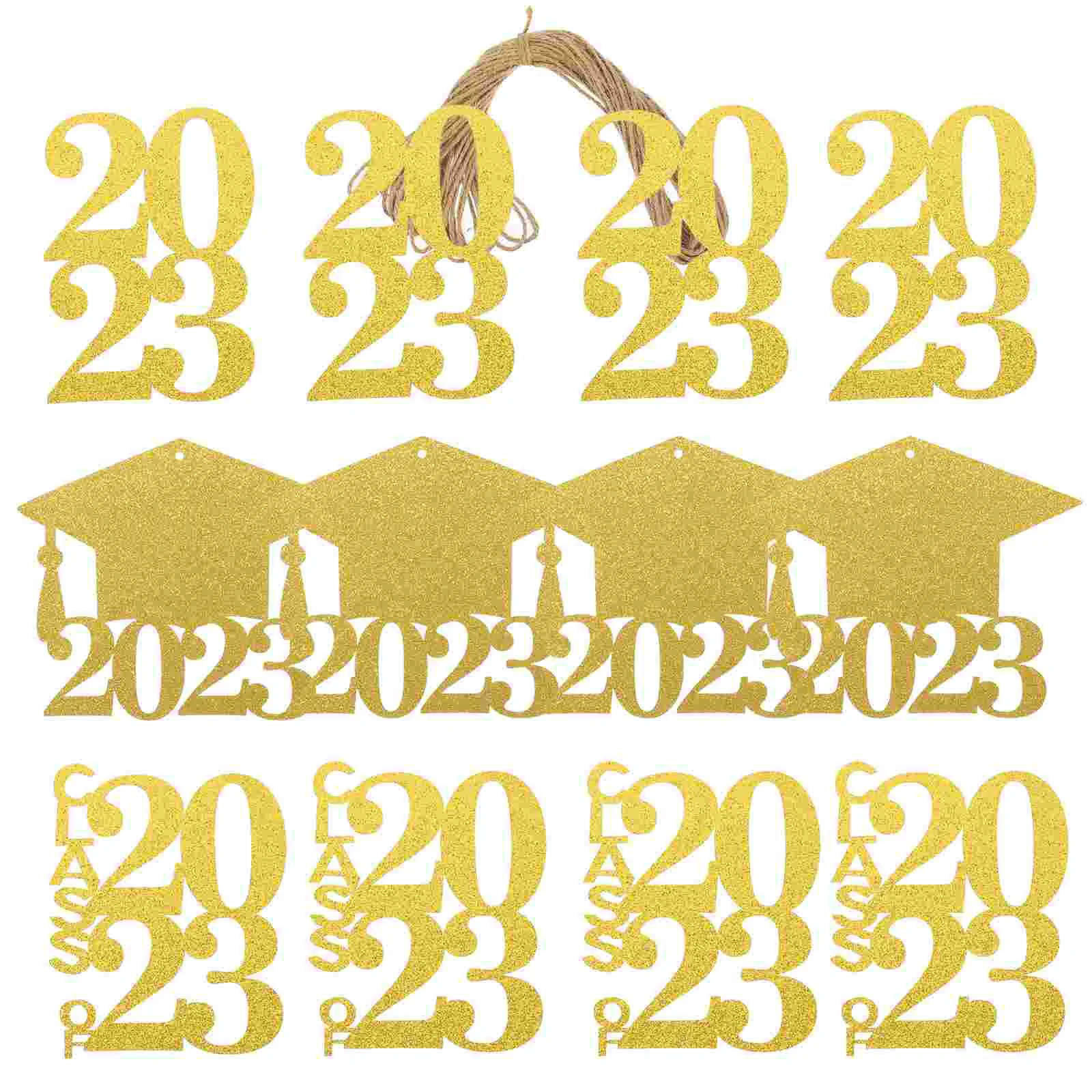 

Graduation Tags Class Table Cutouts Tag Party Favor Centerpieces Flower Vase Glitter Pendant Decoration Gift Jar Signs