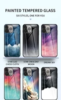 for iphone 13 pro max 12 11 xs x xr se 5 6 6s plus 7 8 tempered glass colorfull phone case cover