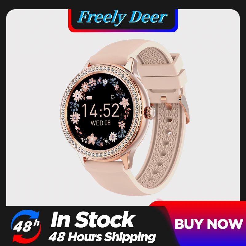 

2022 New Women Smart Watch Heart Rate Monitoring Message Reminder Music Control Korean Fashion Smartwatch Fitness Bracelet