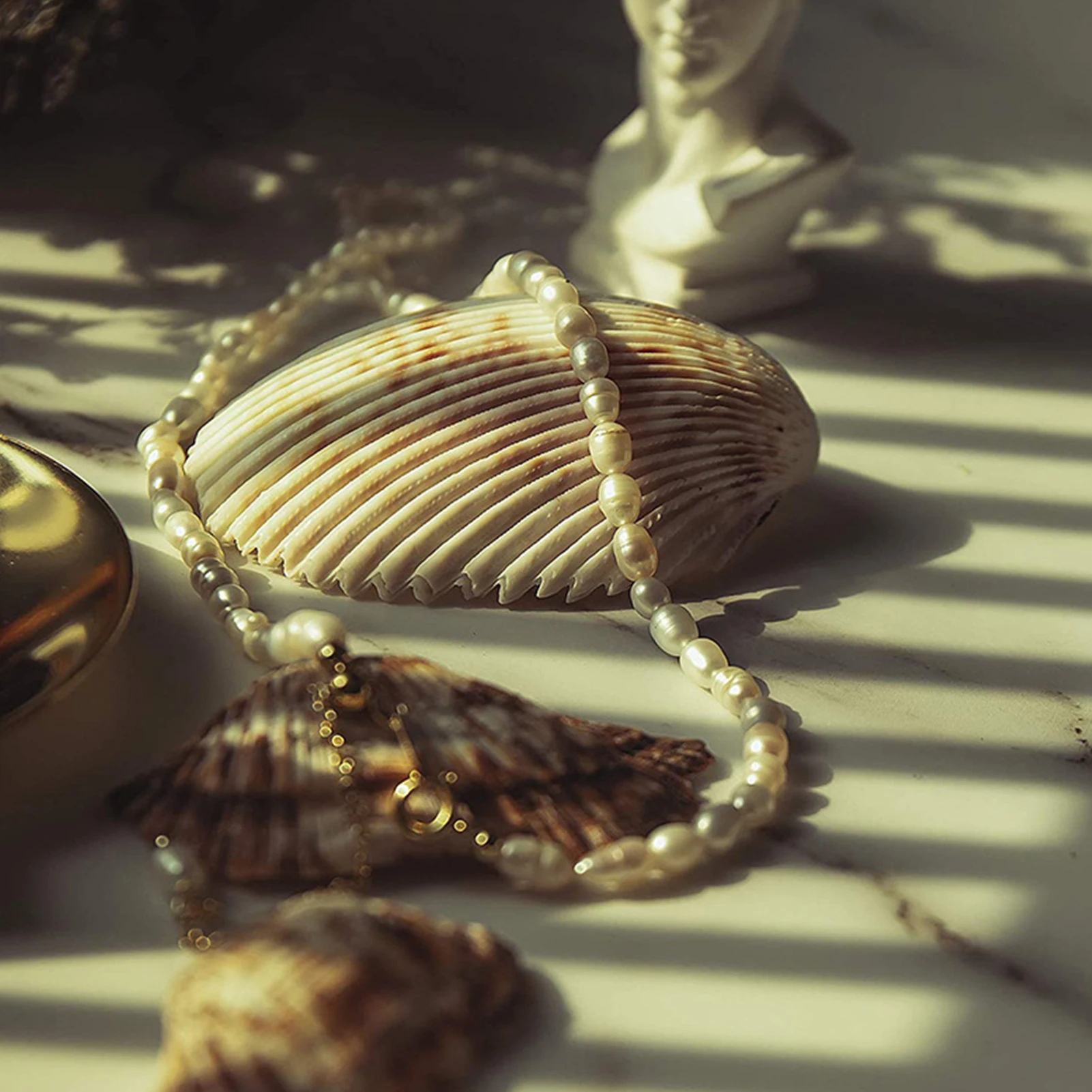 Модное Винтажное колье-чокер из бисера ожерелье с жемчугом изящный чокер ручной