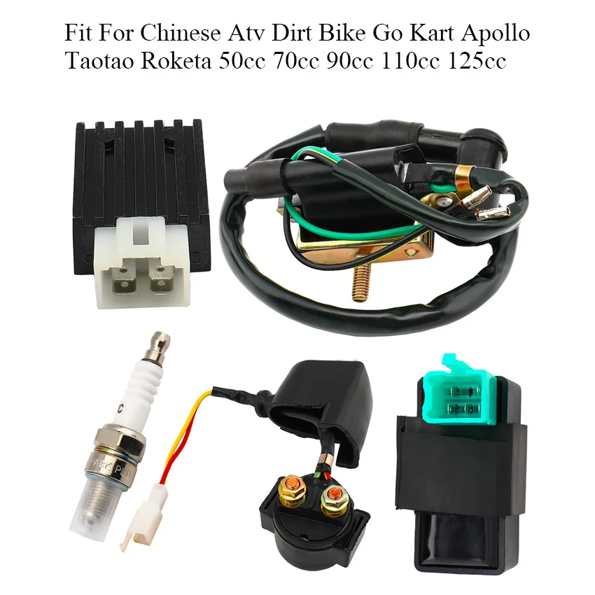 5 контактов CDI Box/катушка зажигания/регулятор напряжения/соленоидное