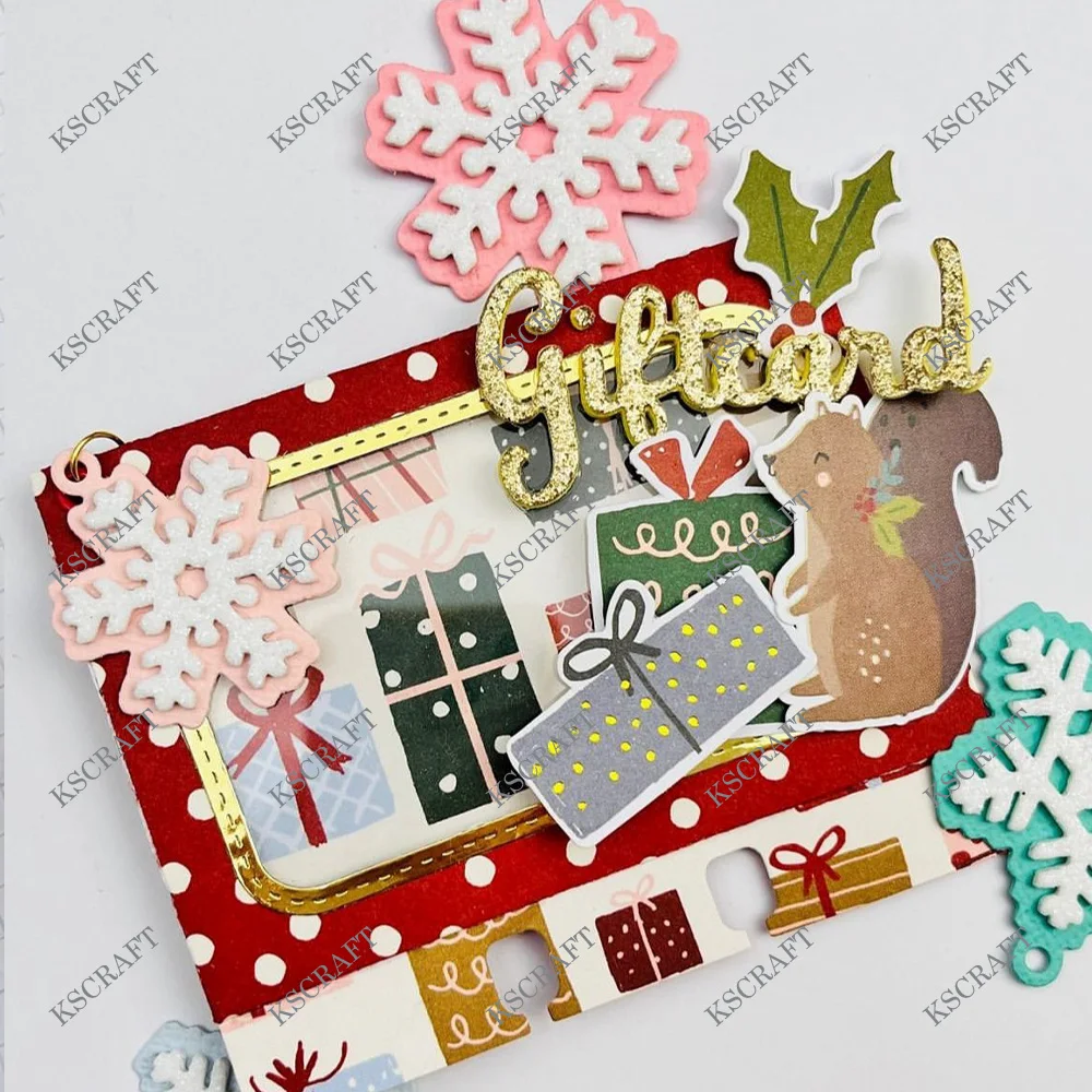 KSCRAFT держатель подарочной карты Memorydex вырубные штампы трафареты для DIY