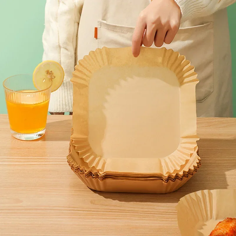 Одноразовая фритюрница жиронепроницаемая бумага для выпечки вставки кухни