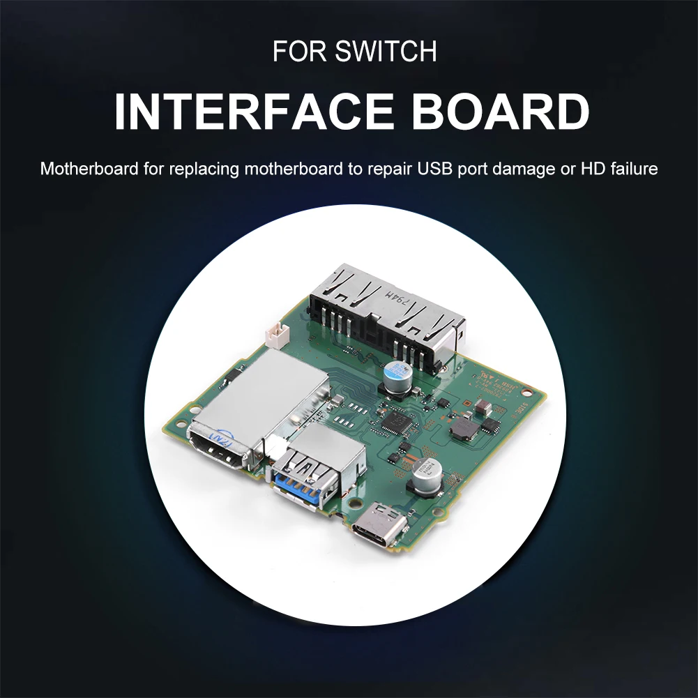 

Плата с USB-разъемом для коммутатора, совместимая с HDMI-интерфейсом, плата интерфейса, Легкая разборка, запасные части