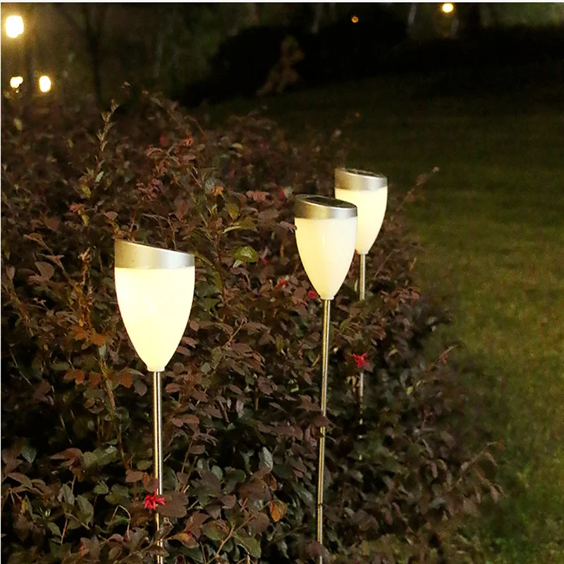 

Solar LED Light Outdoor Tulip Landscape Lawn Light Waterproof Garden Lighting Outdoor Solar Lamp for Party Garden Decoration