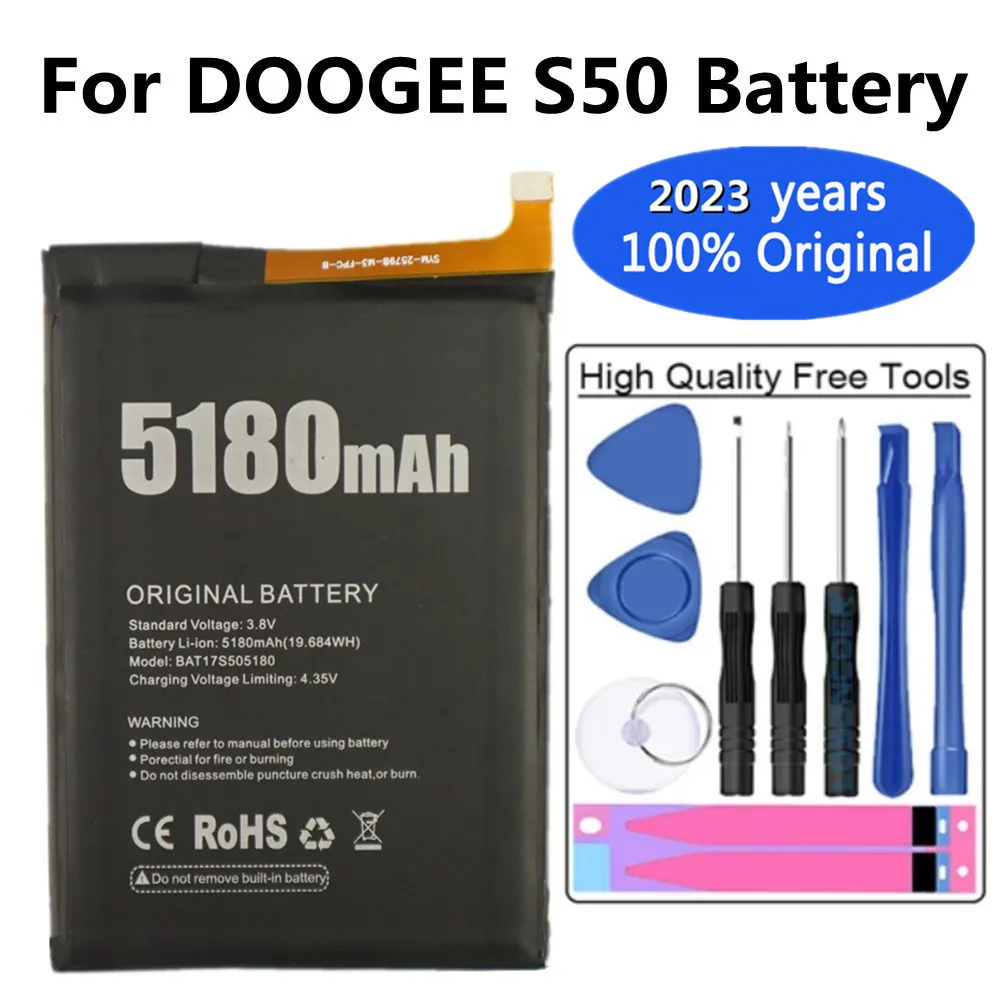 

Аккумулятор Для DOOGEE S50, 2023 мАч, 5180 мАч
