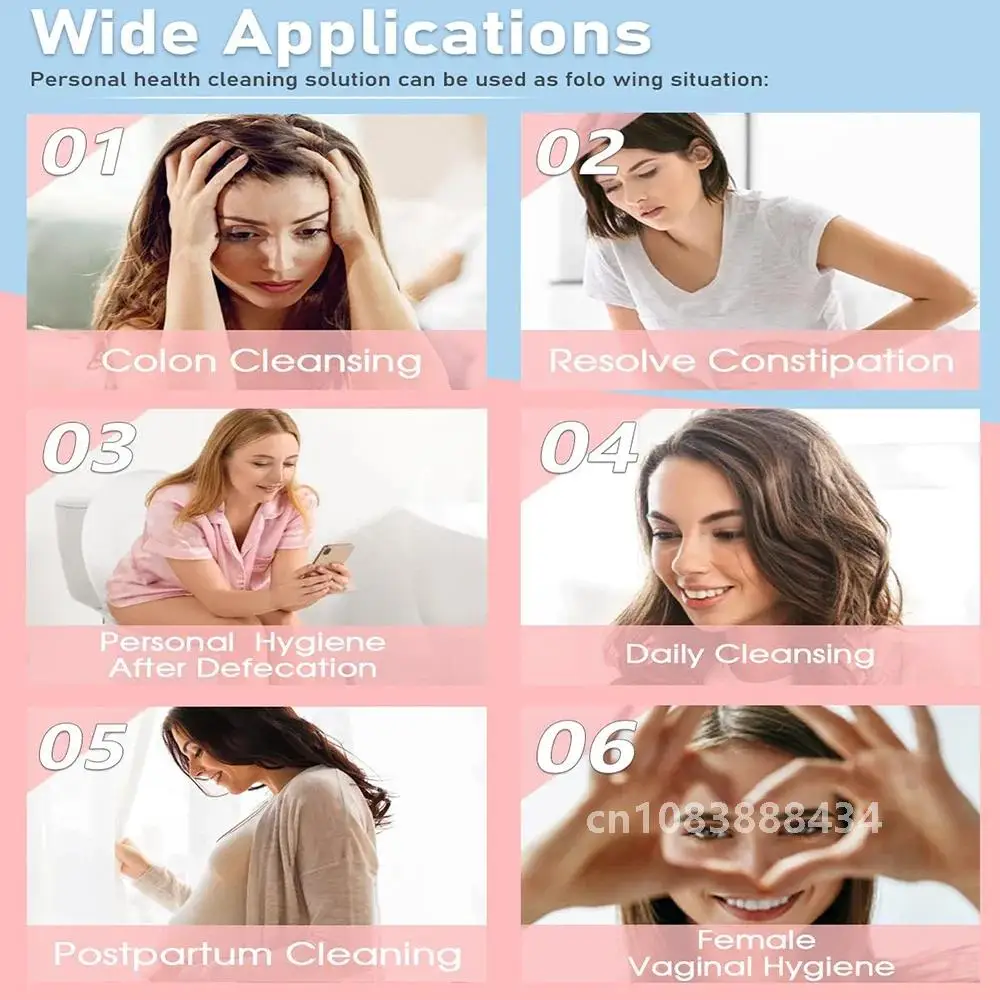 Медицинский очиститель для биде 5-отверстие заглушка насадки ректальный клизма