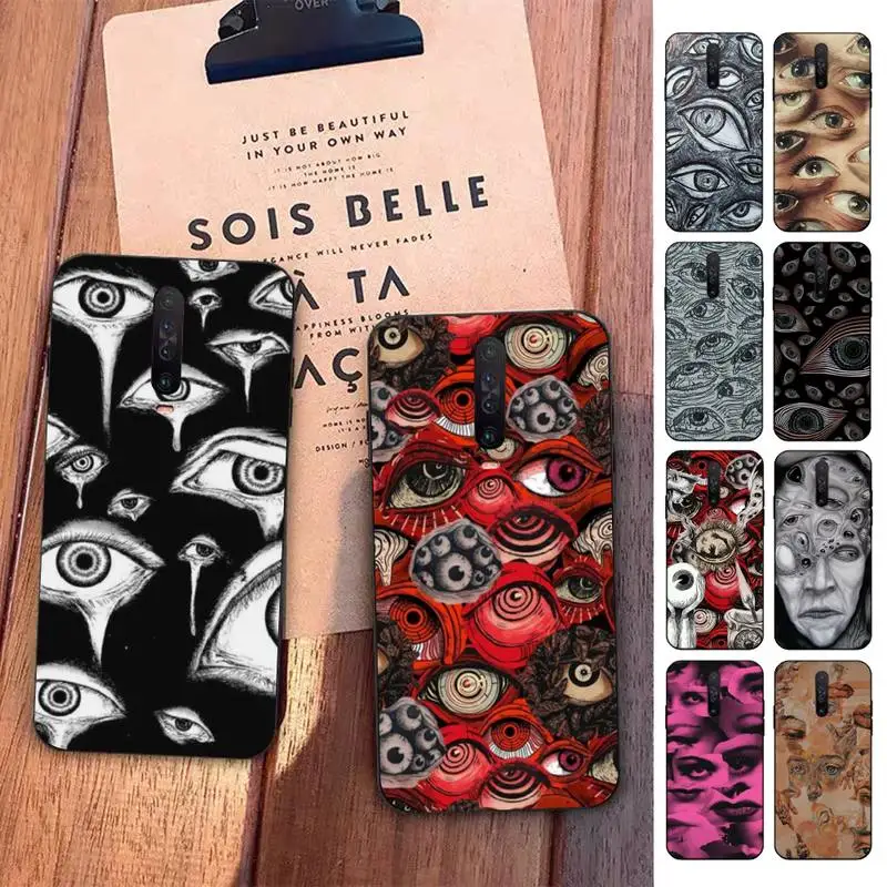 

Eye Illustration Phone Case for Redmi 5 6 7 8 9 A 5plus K20 4X S2 GO 6 K30 pro