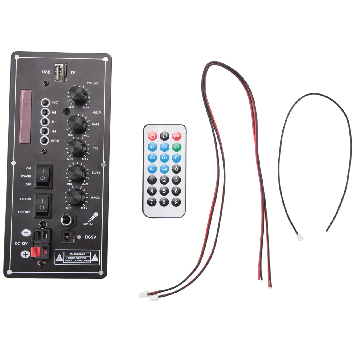 

30W-120W Power Amplifier Board Audio Bluetooth Amplificador USB Dac FM Radio TF Player Subwoofer DIY Amplifiers