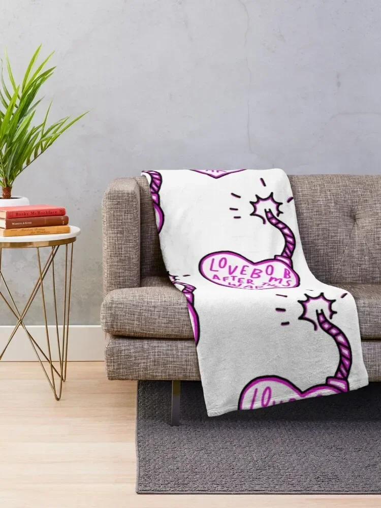 Одеяло Lovebomb Nessa Barrett в клетку на диван Летнее постельное белье Лохматые одеяла