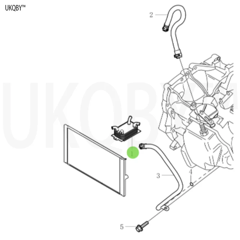 Винт О-фланца масляного радиатора масляной линии 30683022 хомут впускной шланг