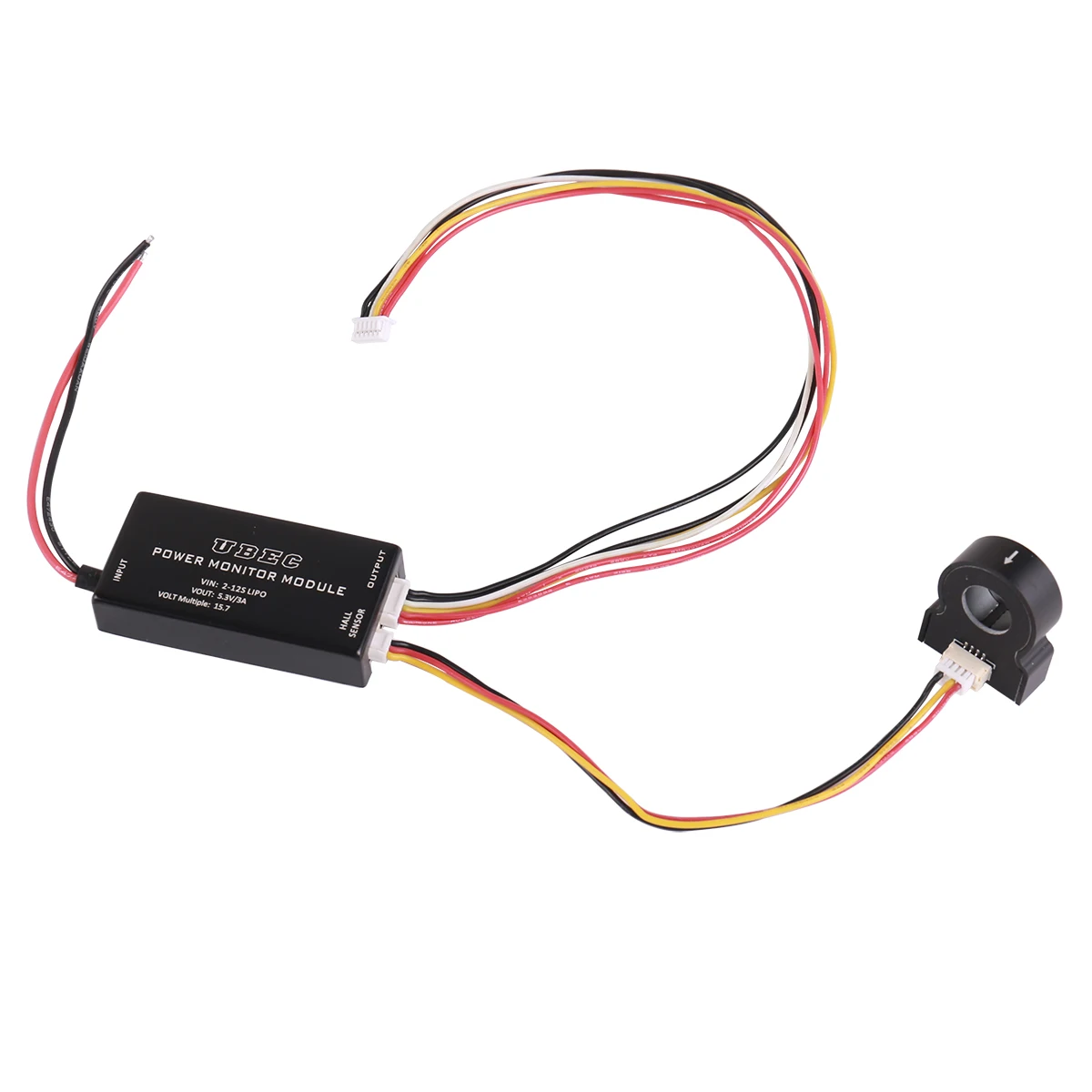 

RC Model Power Monitor Module APM/PIXHAWK/PIXraptor/PX4 series GHs Lock Port 200A Hall Induction Galvanometer Support UBEC