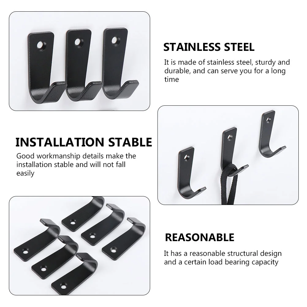 4 шт. утолщенные крючки для одежды с одним отверстием удобные настенные прочные