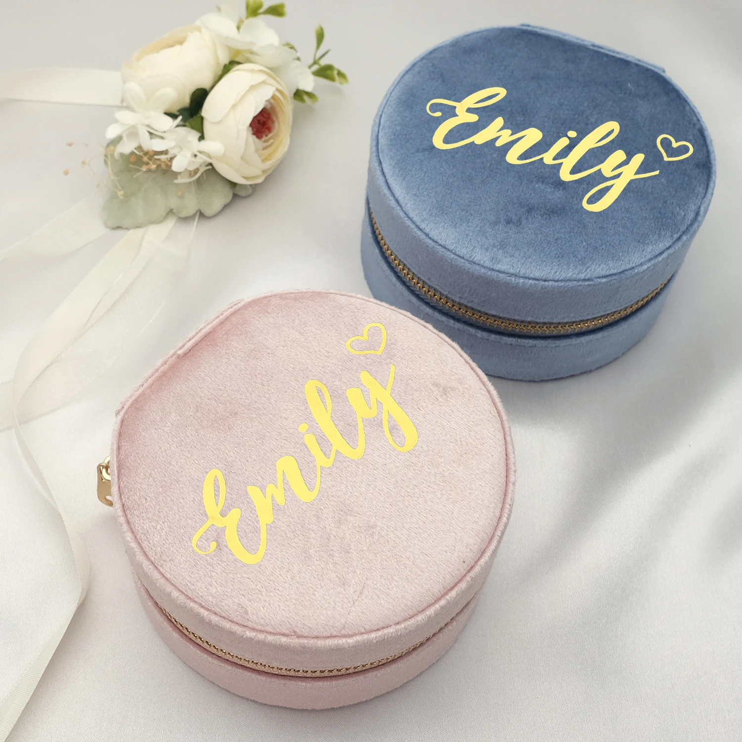Custom Jewellery Box Display Travel Jewelry Case with Name Personalized Gifts for Her Birthday Anniversary Wedding Bridesmaid