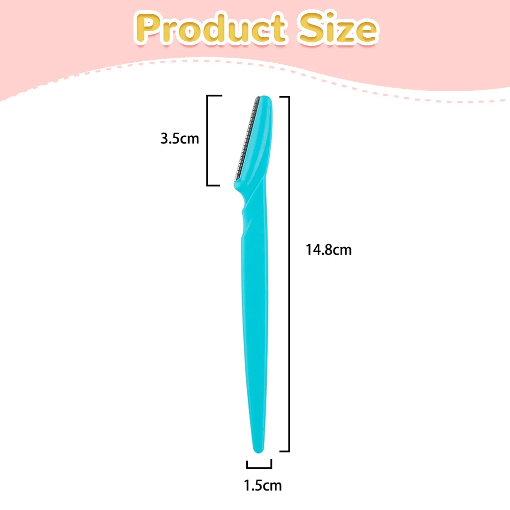 2/5Pcs Eyebrow Trimmer Blade Shaver Portable Face Razor Eye Brow Epilation Hair Removal Cutters Safety Razor Woman Makeup images - 6