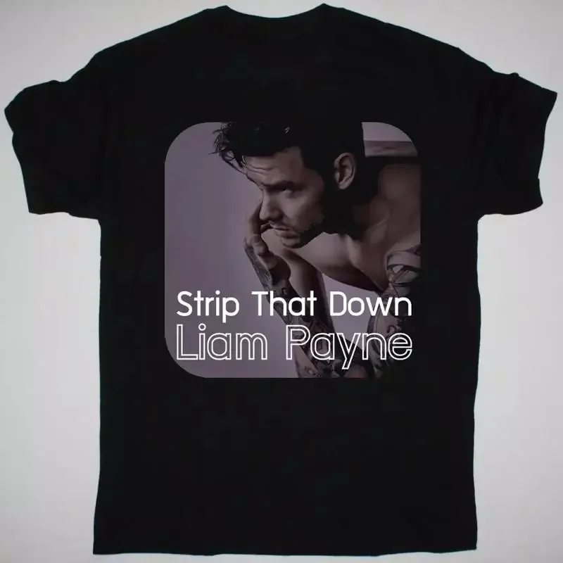 Фото Футболка Liam Payne Strip That Down, хлопковая, размер S 5XL №1