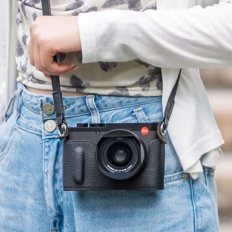 Чехол из натуральной кожи ручной работы для Leica Q 3