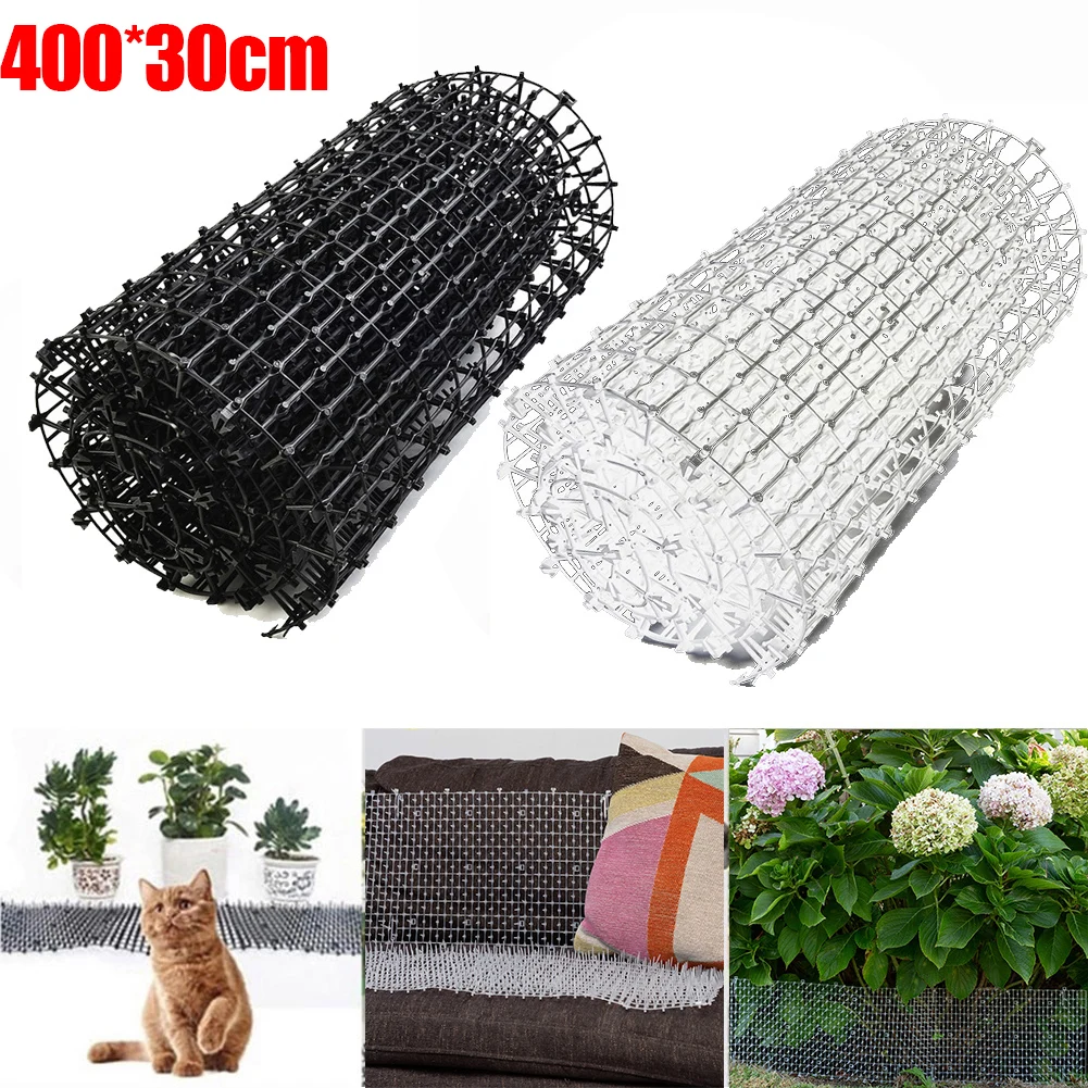 

Garden Cat Scat Mats Repellent Mat Prickle Strips Spike Anti-Cat Pest Deterrent Garden Repellent Animal Scarer